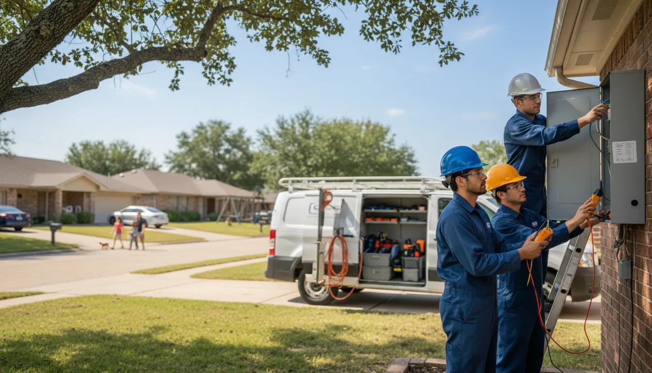 Certified electrician providing emergency electrical services in Des Moines, IA